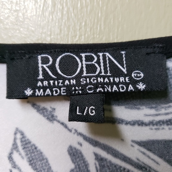 Designer Summer Dress By Robin, Made in Canada - Picture 5 of 5